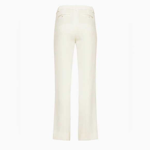 Aritzia Ten Dame Light Birch Low Rise Wide Leg Formal Evening Business Pant Sz2 - Picture 3 of 16